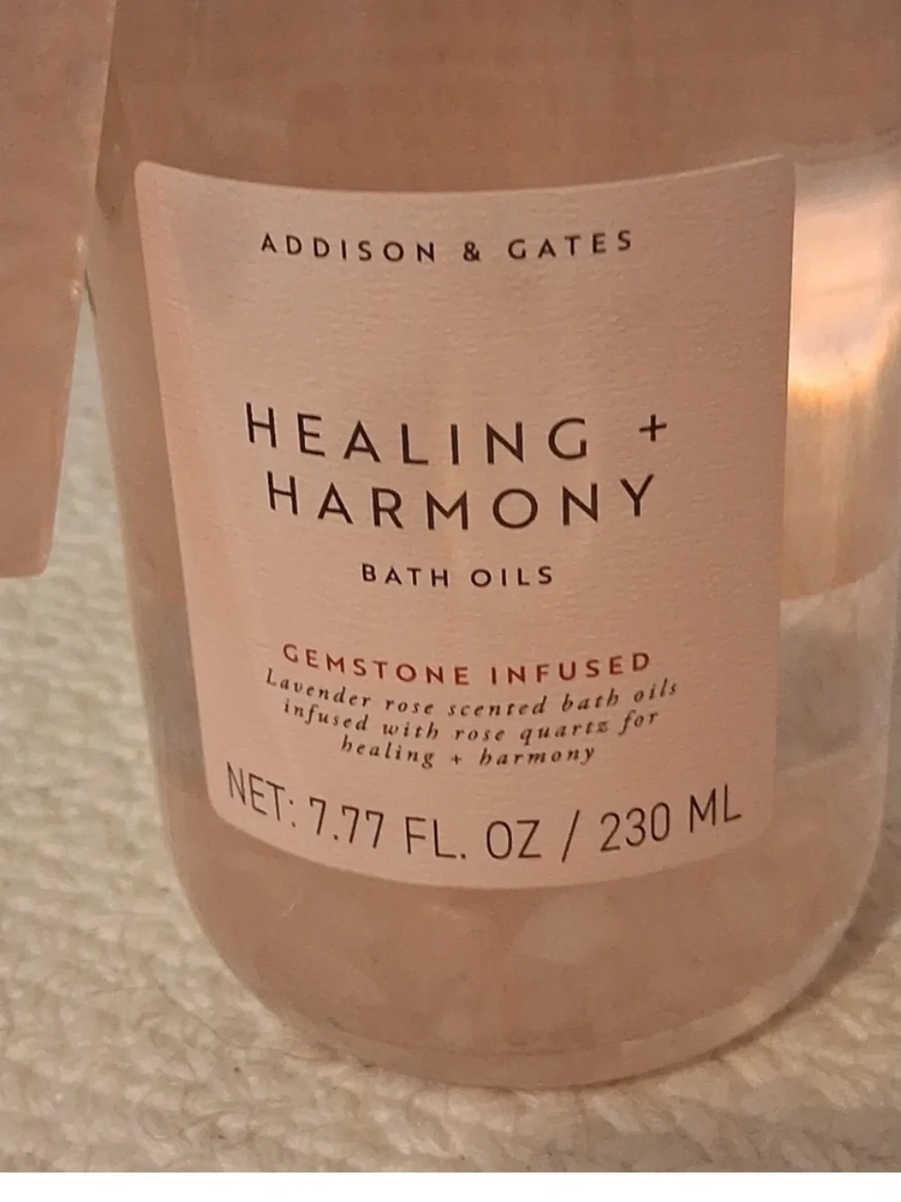Healing + Harmony Bath Oils — Pink